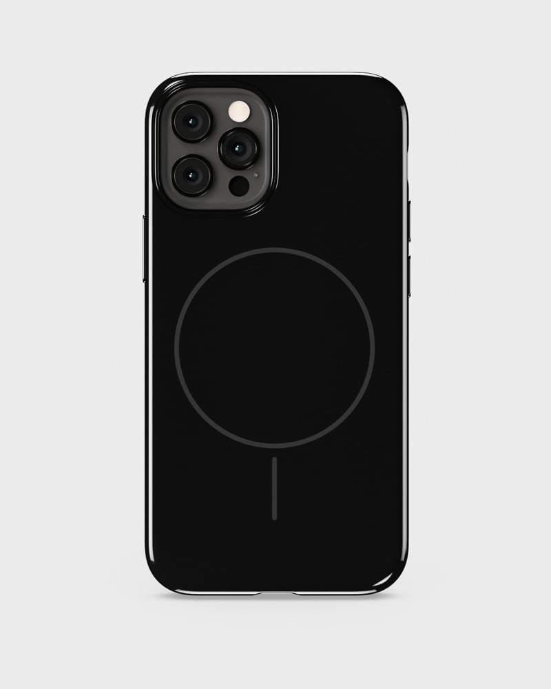 Mono Case Deep Black/Grey iPhone 12