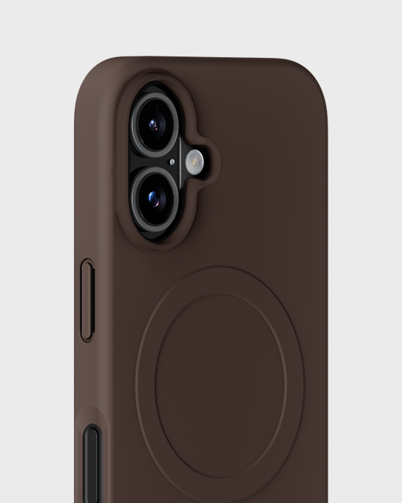 Phone Case Soft Magsafe Compatible Chocolate iPhone 16