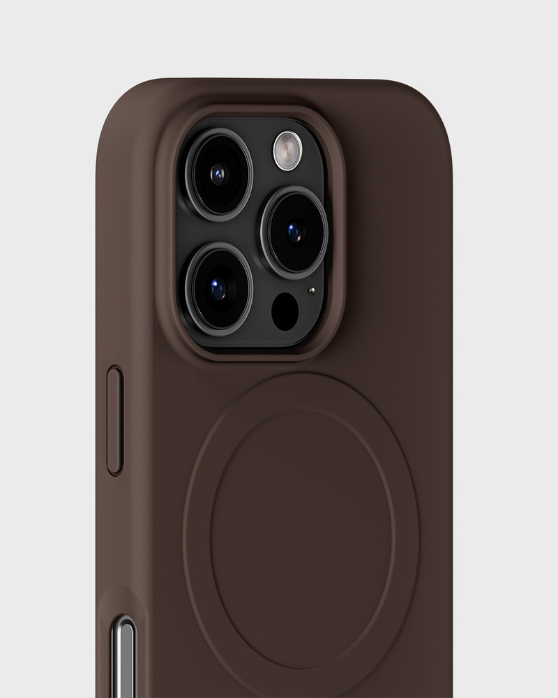 Phone Case Soft Magsafe Compatible Chocolate iPhone 16 Pro