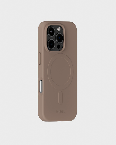 Phone Case Soft Magsafe Compatible Mocha Brown iPhone 16 Pro