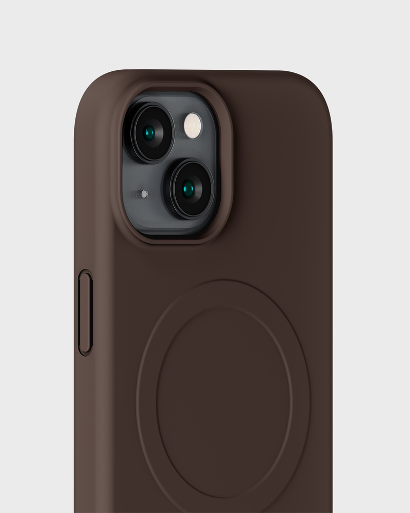 Phone Case Soft Magsafe Compatible Chocolate iPhone 14