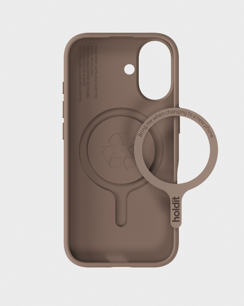 Phone Case Soft Magsafe Compatible Mocha Brown iPhone 17