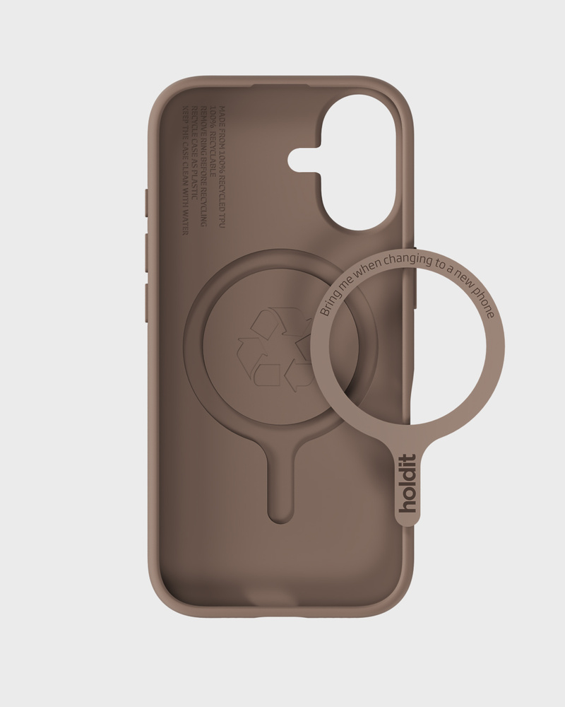 Phone Case Soft Magsafe Compatible Mocha Brown iPhone 17