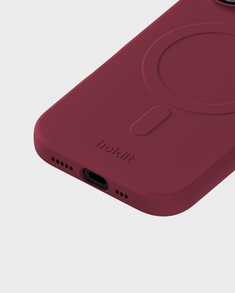 Phone Case Soft Magsafe Compatible Red Velvet iPhone 17