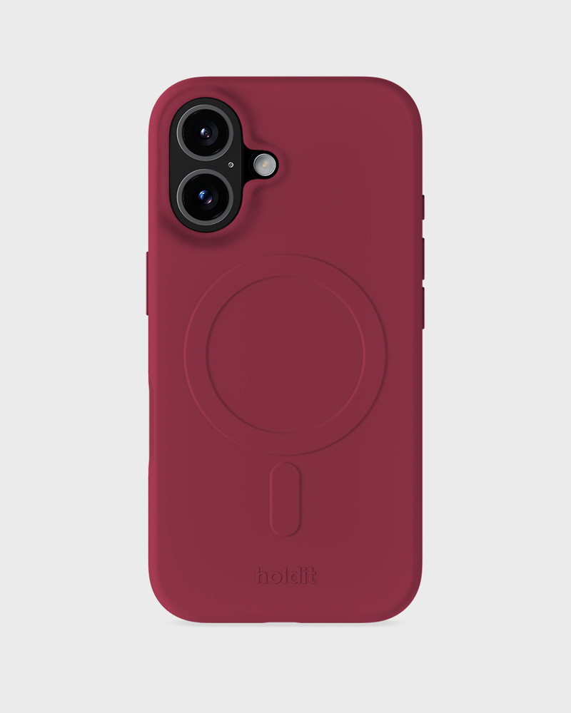 Phone Case Soft Magsafe Compatible Red Velvet iPhone 17