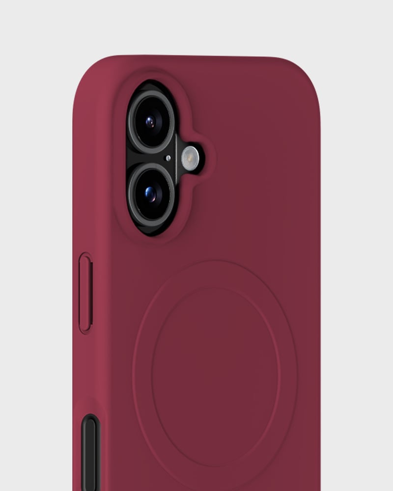 Phone Case Soft Magsafe Compatible Red Velvet iPhone 17
