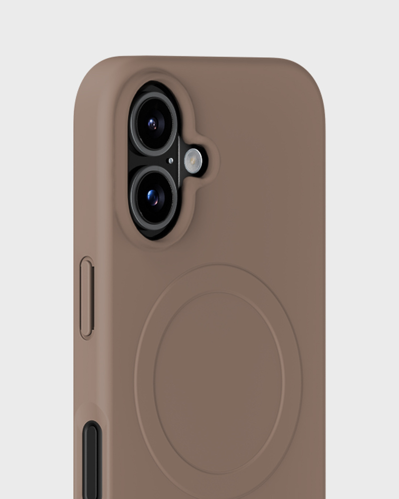 Phone Case Soft Magsafe Compatible Mocha Brown iPhone 17