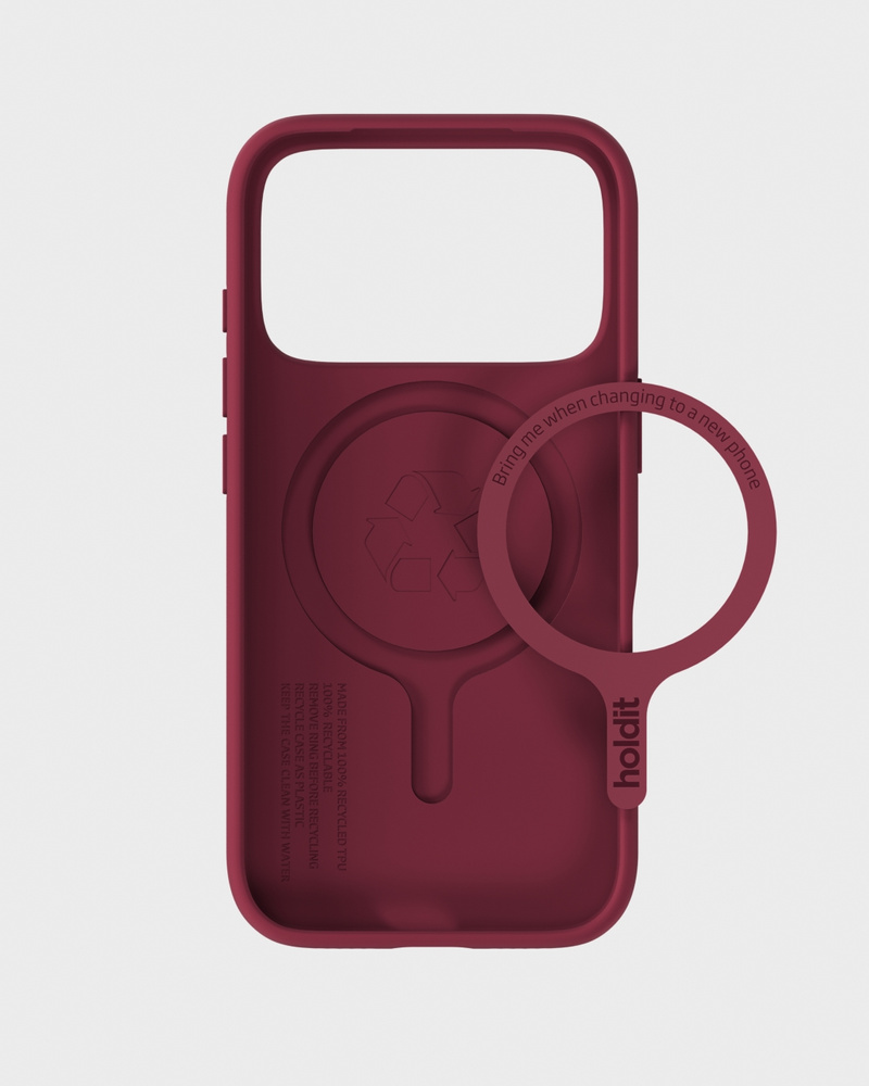 Phone Case Soft Magsafe Compatible Red Velvet iPhone 17 Pro