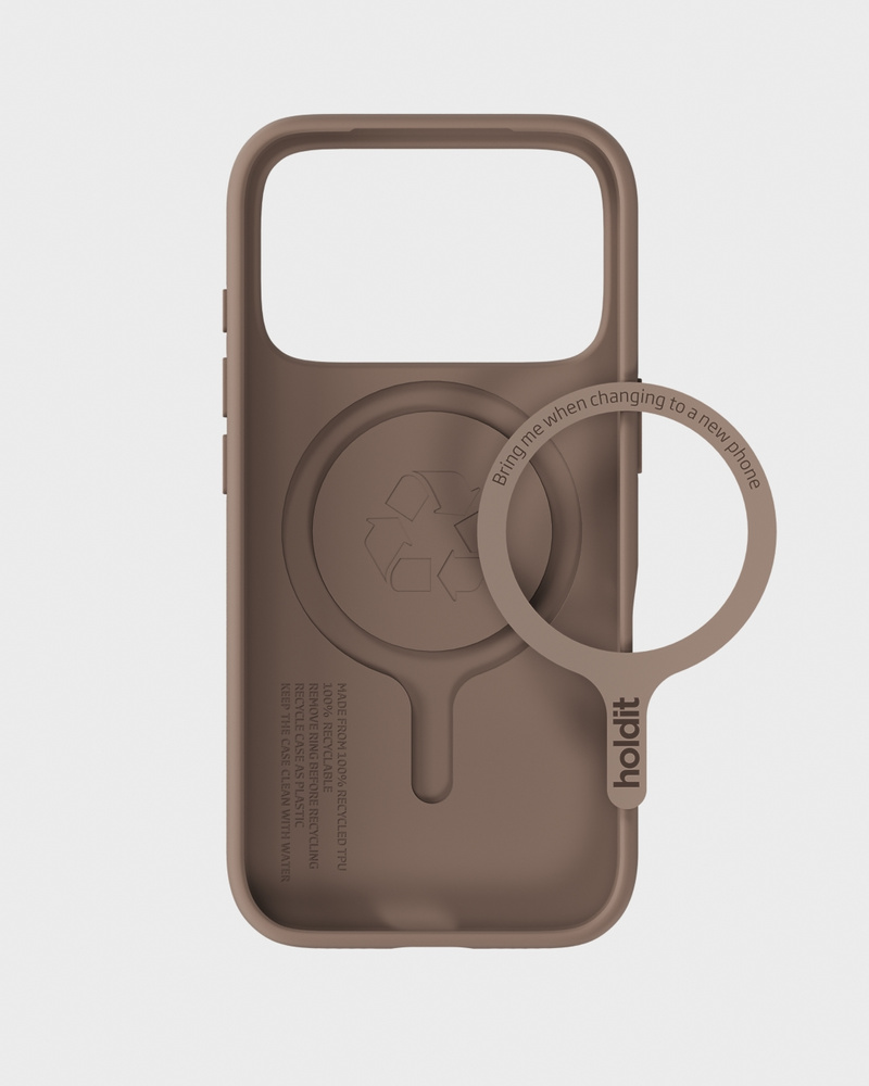 Phone Case Soft Magsafe Compatible Mocha Brown iPhone 17 Pro Max