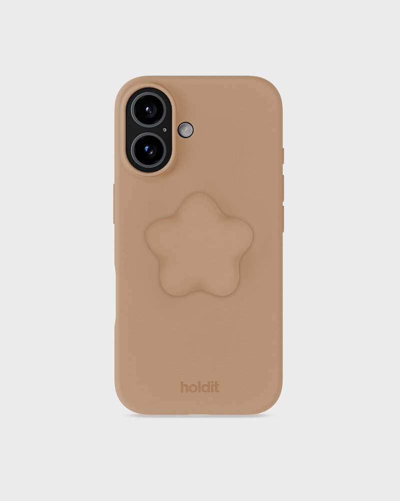 Beige Star Silicone Sticker