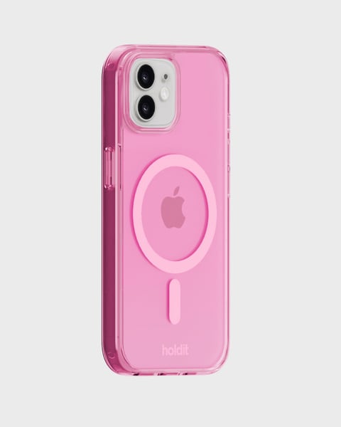 Phone Case Transparent Magsafe Compatible Pink iPhone 12