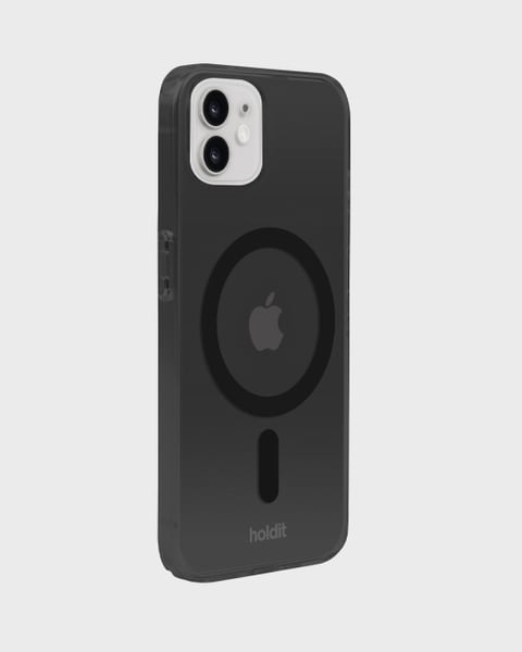 Phone Case Transparent Magsafe Compatible Black iPhone 12