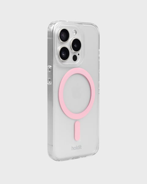 Phone Case Transparent Magsafe Compatible Pink / Transparent iPhone 15 Pro