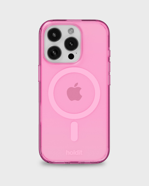 Phone Case Transparent Magsafe Compatible Pink iPhone 14 Pro