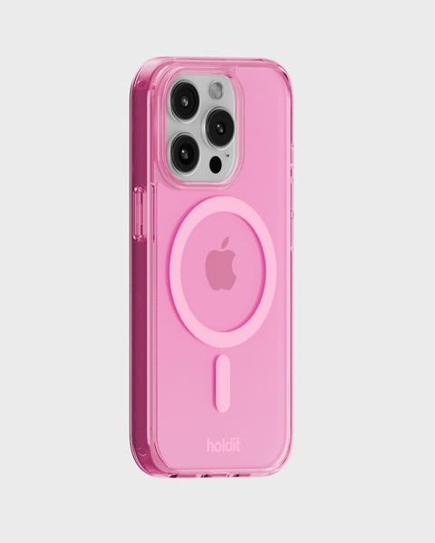 Phone Case Transparent Magsafe Compatible Pink iPhone 14 Pro