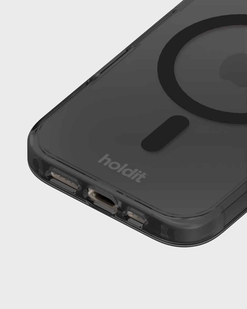 Phone Case Transparent Magsafe Compatible Black iPhone 14 Pro