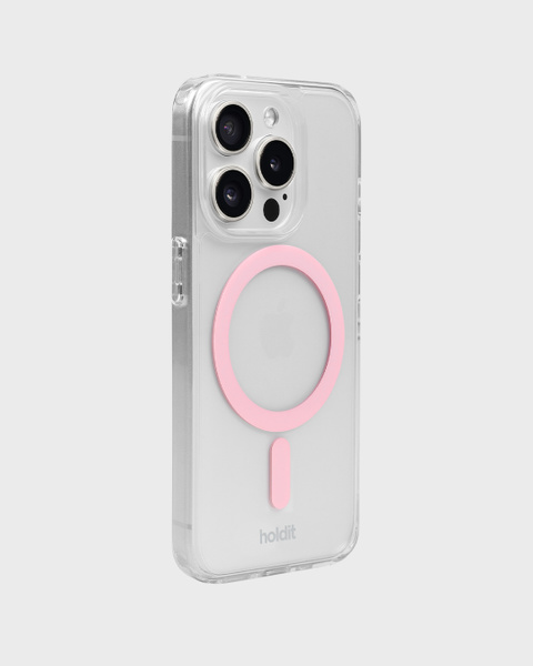 Phone Case Transparent Magsafe Compatible Pink / Transparent iPhone 15 Pro Max