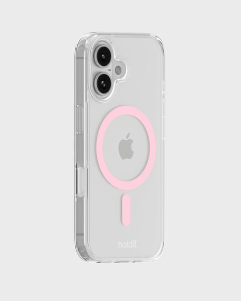 Phone Case Transparent Magsafe Compatible Pink / Transparent iPhone 16