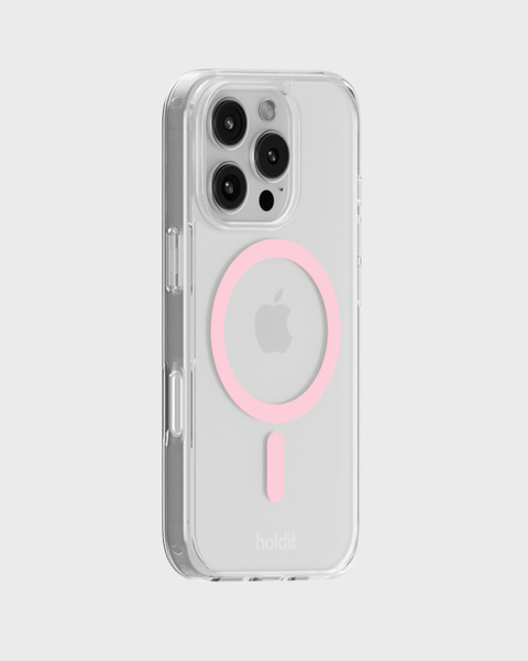 Phone Case Transparent Magsafe Compatible Pink / Transparent iPhone 16 Pro