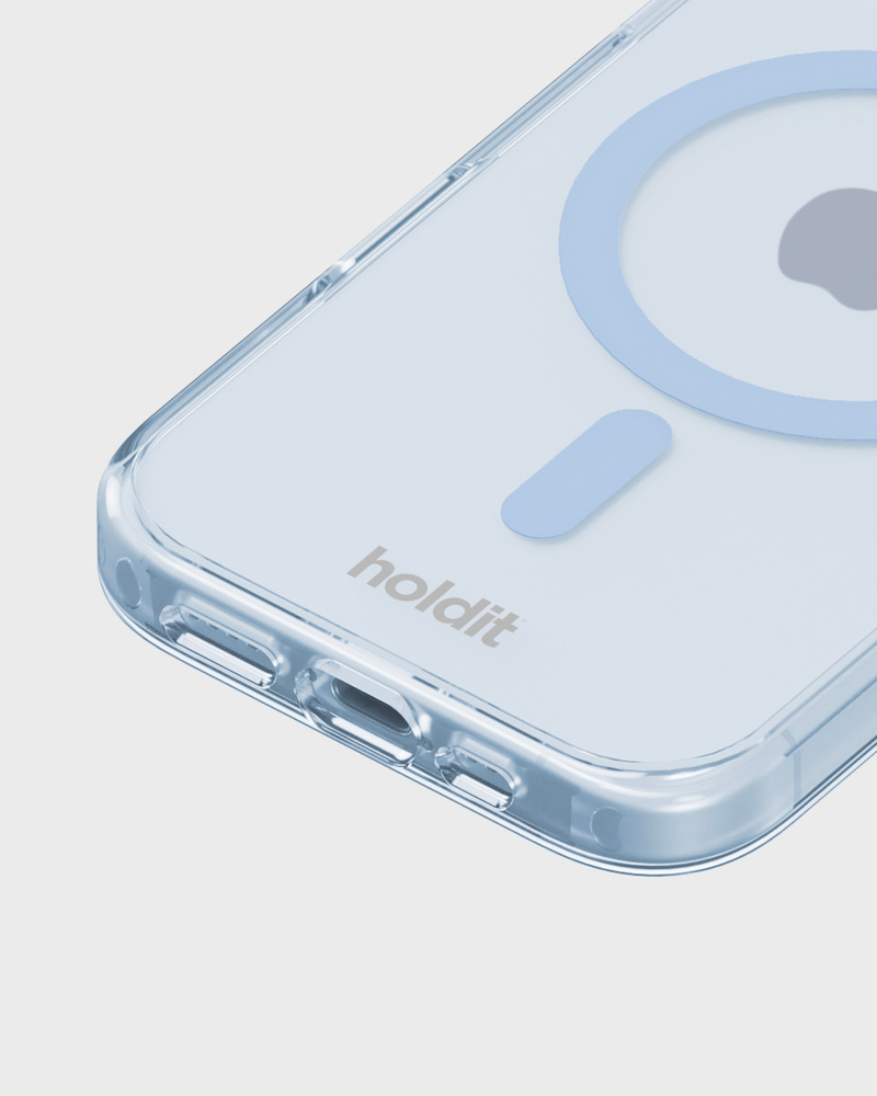 Phone Case Transparent Magsafe Compatible Mineral Blue iPhone 16 Pro