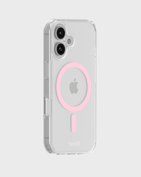 Phone Case Transparent Magsafe Compatible Pink / Transparent iPhone 16 Plus
