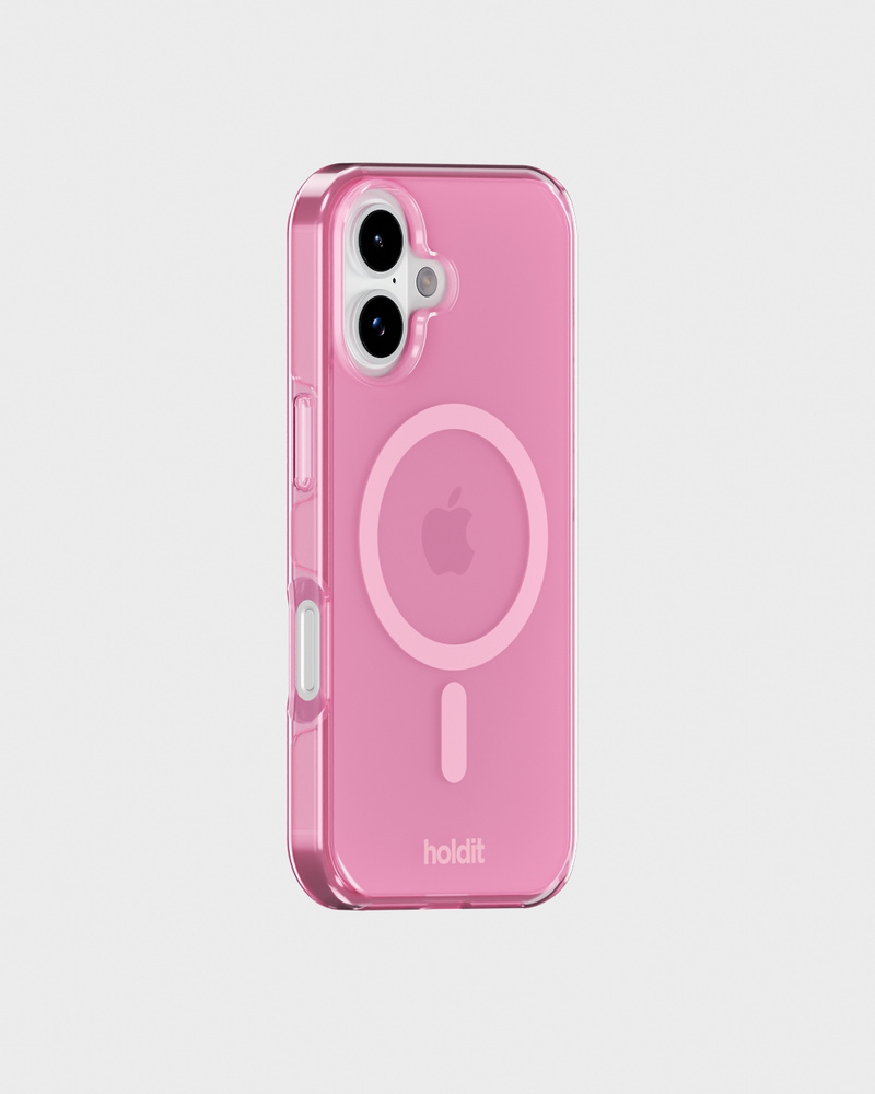 Phone Case Transparent Magsafe Compatible Pink iPhone 17