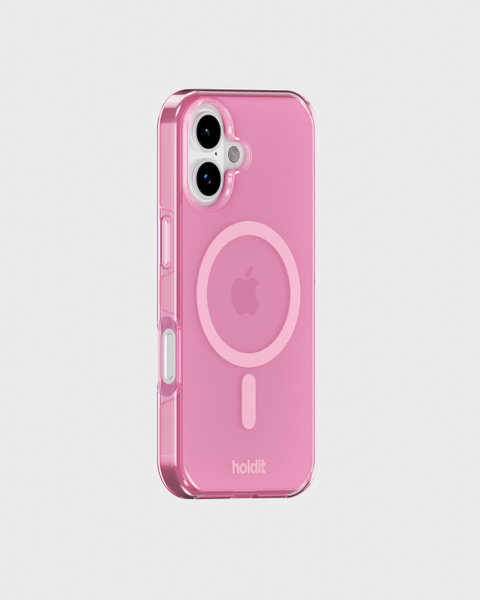 Phone Case Transparent Magsafe Compatible Pink iPhone 17