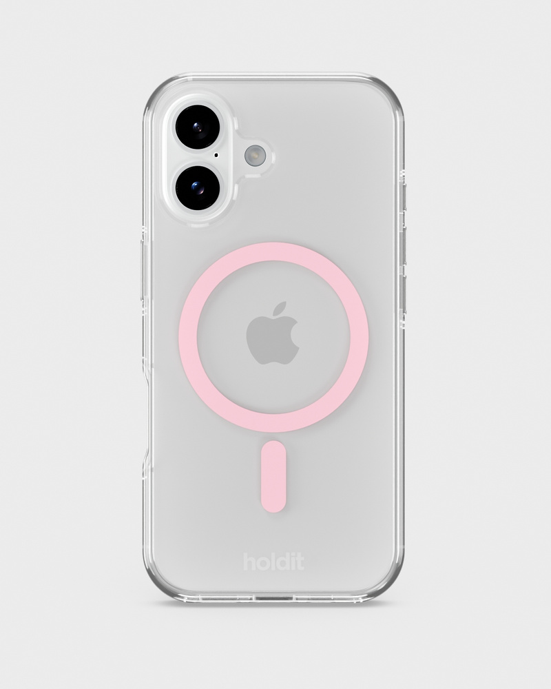 Phone Case Transparent Magsafe Compatible Pink/Transparent iPhone 17