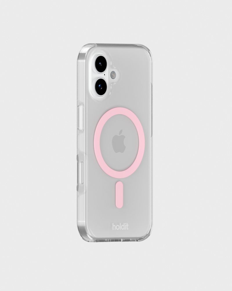 Phone Case Transparent Magsafe Compatible Pink/Transparent iPhone 17