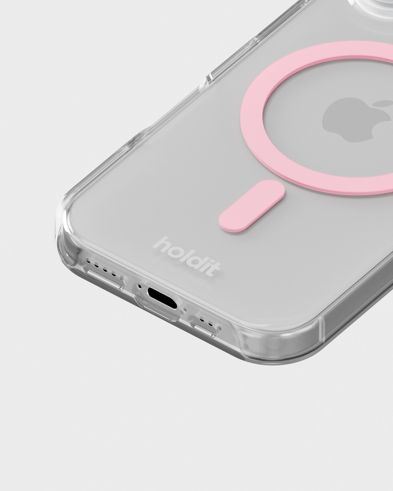Phone Case Transparent Magsafe Compatible Pink/Transparent iPhone 17