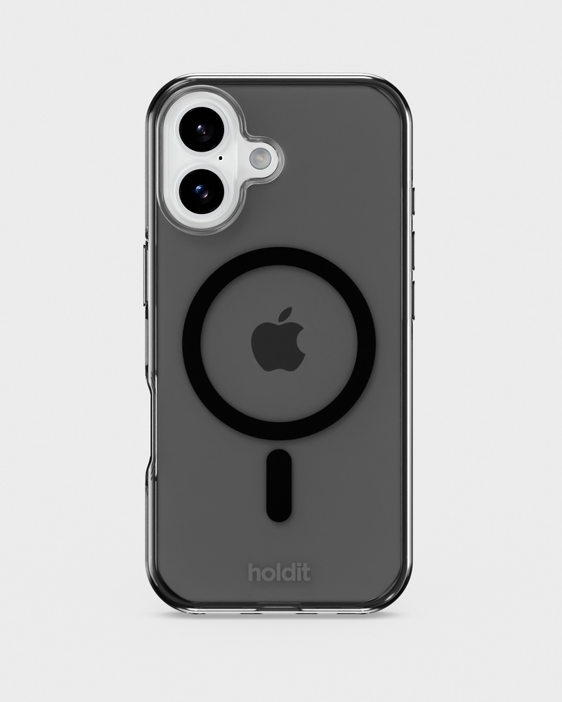 Phone Case Transparent Magsafe Compatible Black iPhone 17