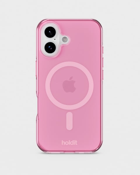 Phone Case Transparent Magsafe Compatible Pink iPhone 17