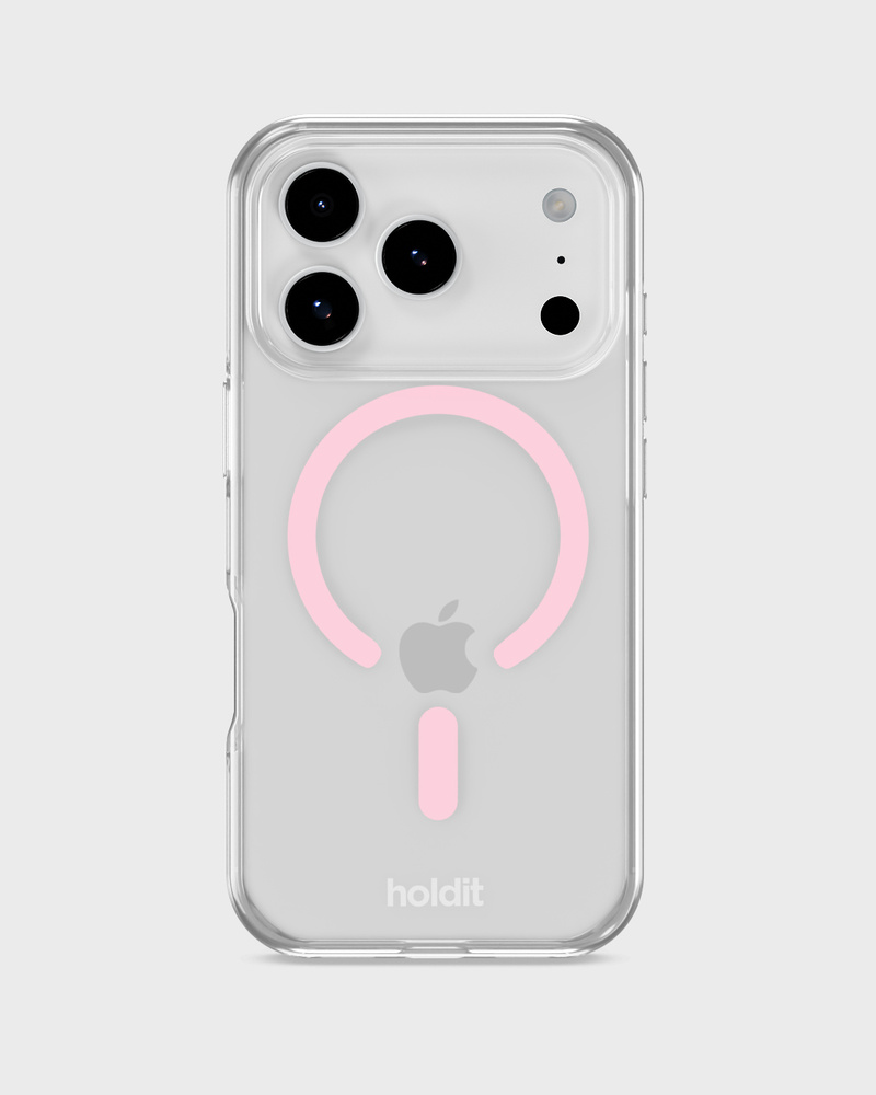 Phone Case Transparent Magsafe Compatible Pink/Transparent iPhone 17 Pro
