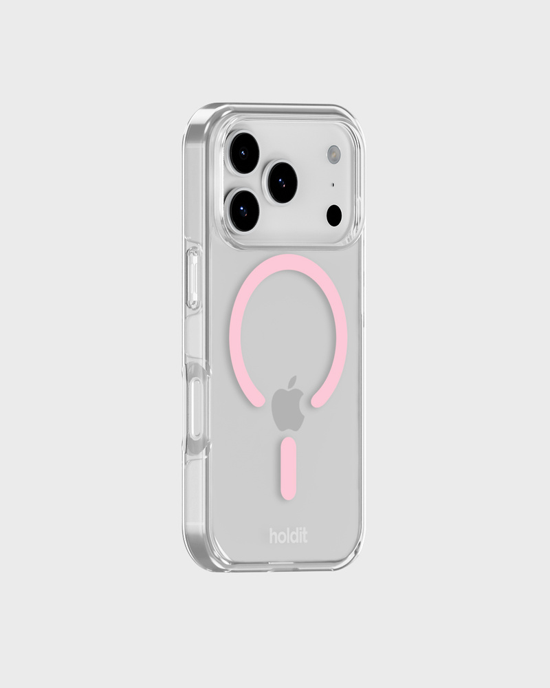 Phone Case Transparent Magsafe Compatible Pink/Transparent iPhone 17 Pro