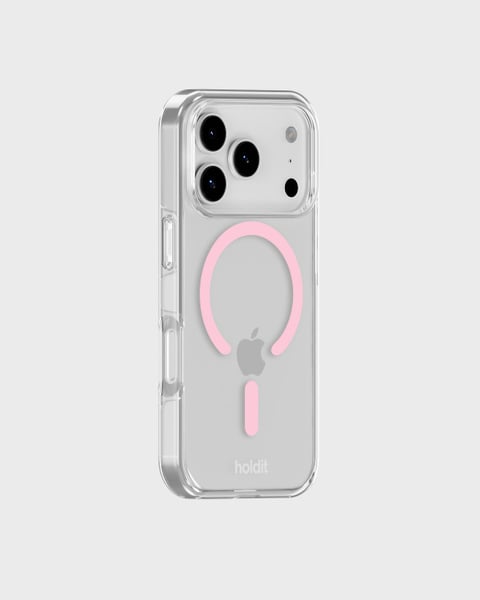 Phone Case Transparent Magsafe Compatible Pink/Transparent iPhone 17 Pro