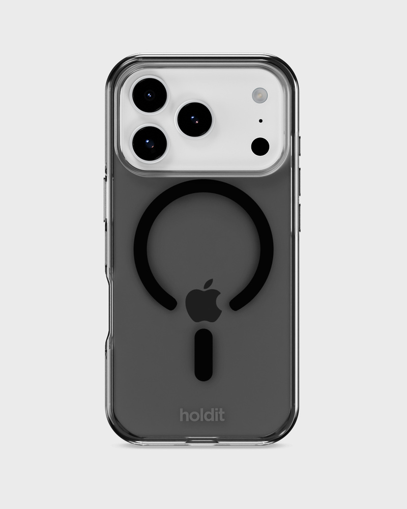 Phone Case Transparent Magsafe Compatible Black iPhone 17 Pro
