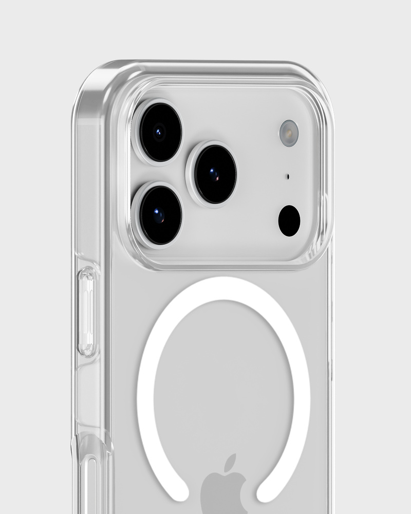 Phone Case Transparent Magsafe Compatible White/Transparent iPhone 17 Pro Max