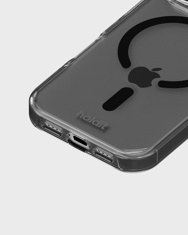 Phone Case Transparent Magsafe Compatible Black iPhone 17 Pro Max