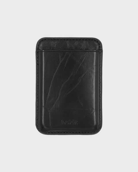 Black Crinkle Card Holder Magsafe Compatible
