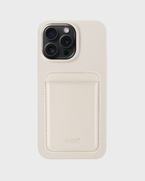 Light Beige Card Holder Magsafe Compatible