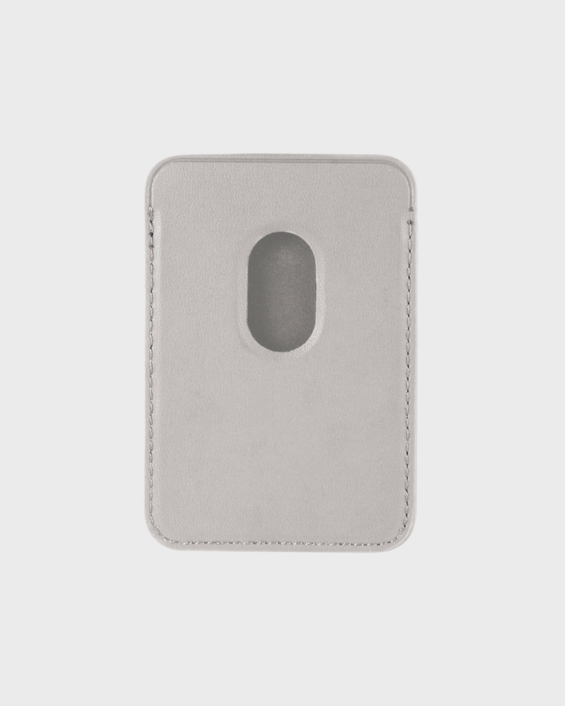 Wool Gray Card Holder Magsafe Compatible