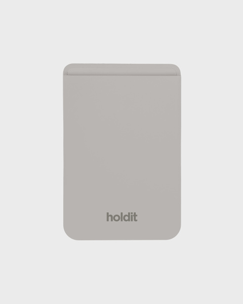 Wool Gray Card Holder Silicone Magsafe Compatible