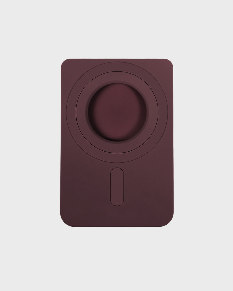 Bordeaux Card Holder Silicone Magsafe Compatible