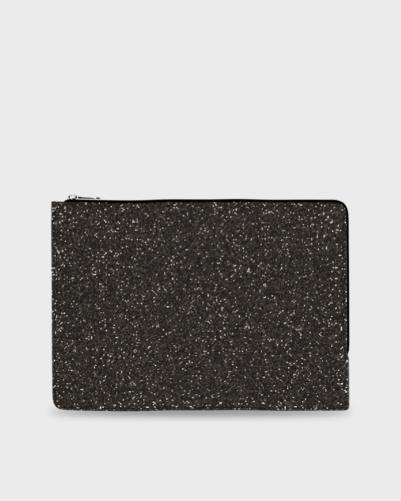 Glitter Black Laptop Case 14"