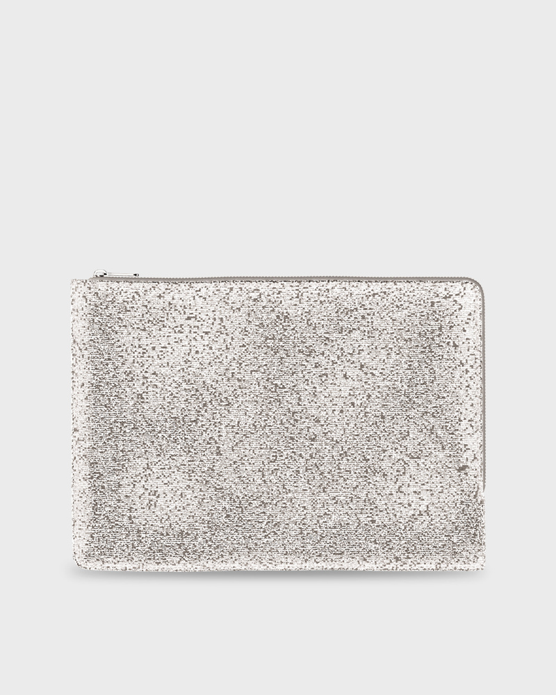Glitter Silver Laptop Case 14"
