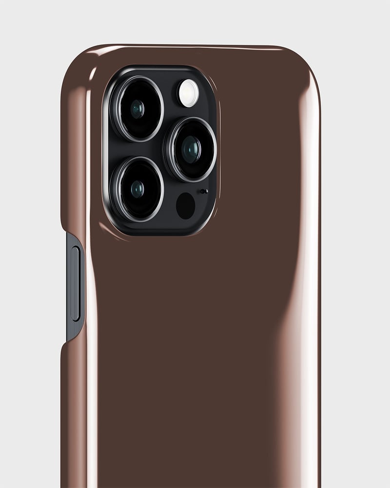 Puffy Case Chocolate iPhone 15 Pro