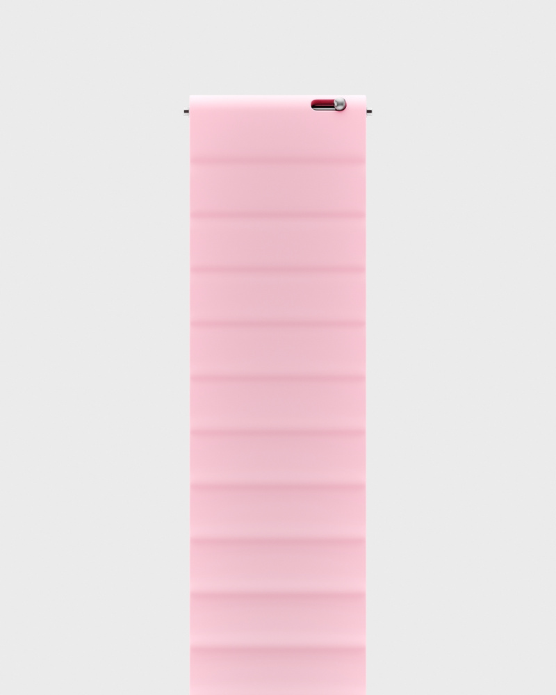 Watch Band Silicone Magnet Pink/Beige 22mm