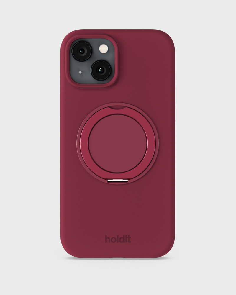 Silicone Stand Case Red Velvet iPhone 16e