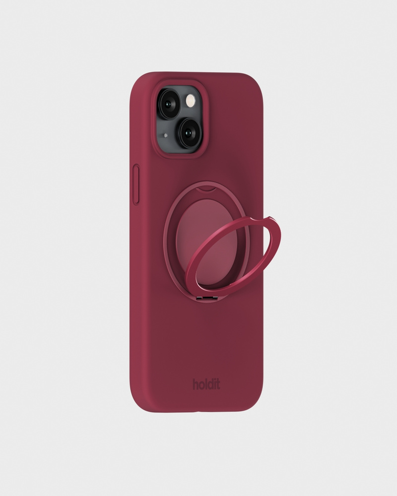 Silicone Stand Case Red Velvet iPhone 16e