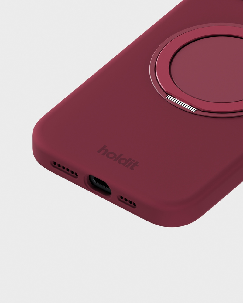 Silicone Stand Case Red Velvet iPhone 16e